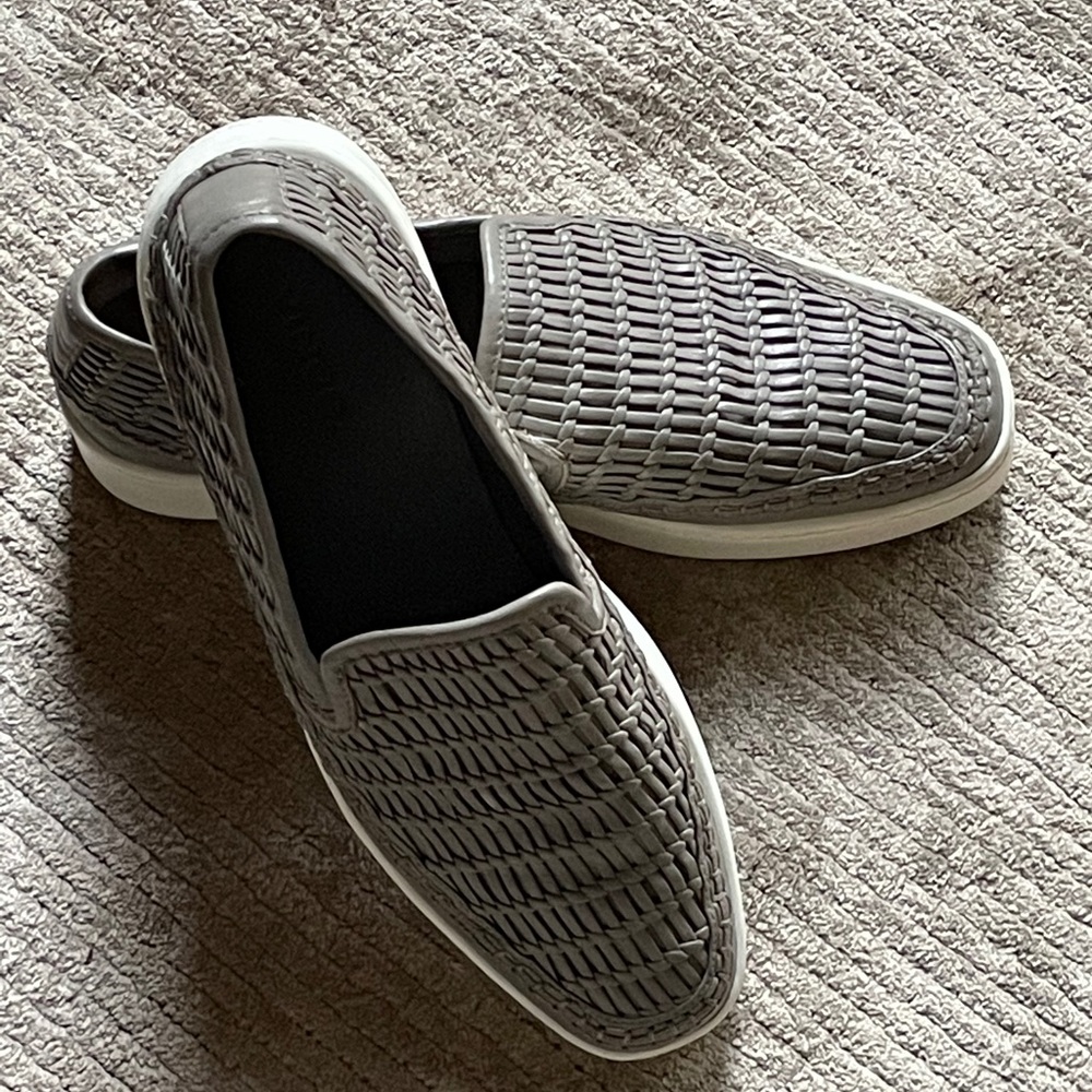 Vince Stafford Woven Leather Sneakers Size 7